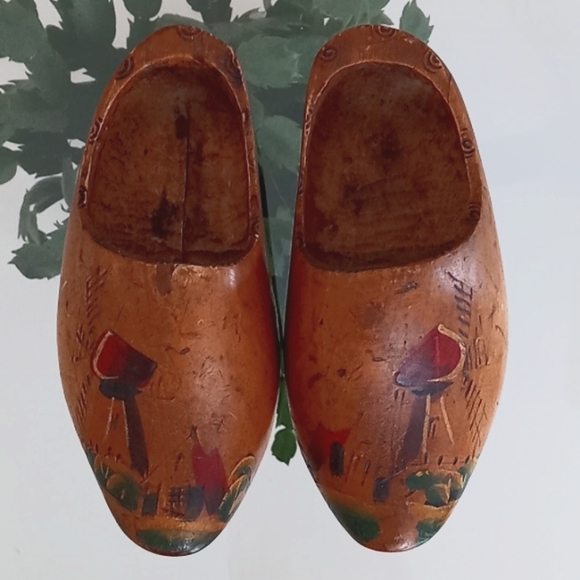 Vintage Wooden Shoes - Picture 10 of 13